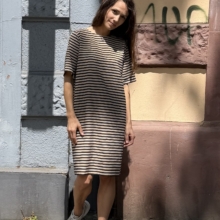 TALVI Kleid beigebalu gesteift 1