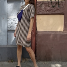 TALVI Kleid beigebalu gesteift 3